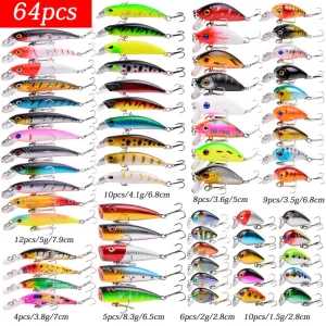 Mini Minnow Crankbait Lure Set