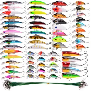 Alternative view of Mini Minnow Crankbait Lure Set