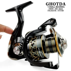 Fishing Spinning Reel 5.2:1/4.7:1 - BK2000-7000